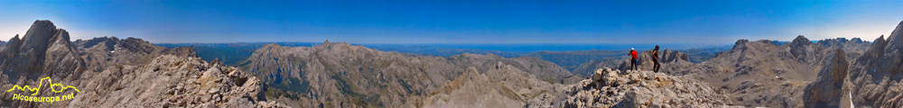 Panoramica desde la cumbre del Pico de Cabrones