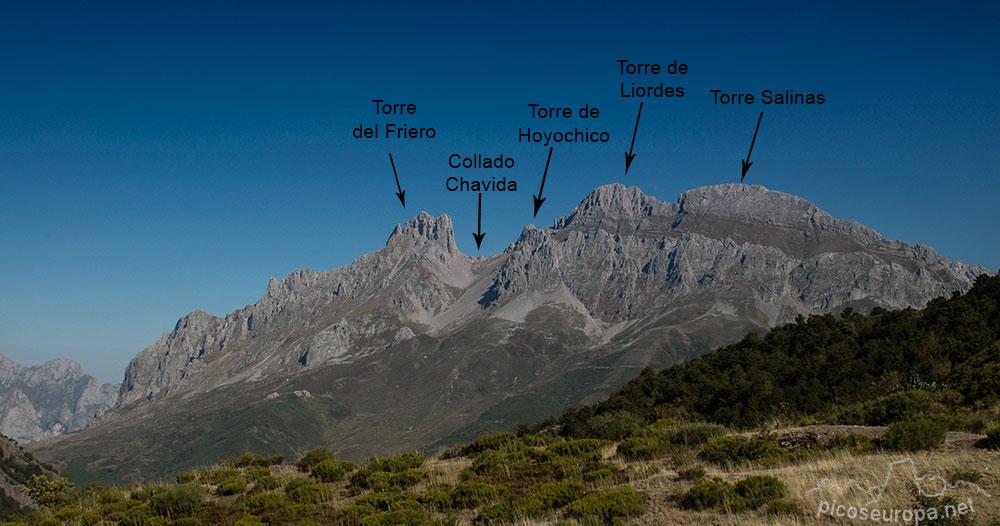 Torre del Friero desde el Puerto de Pandetrave, Parque Nacional de Picos de Europa
