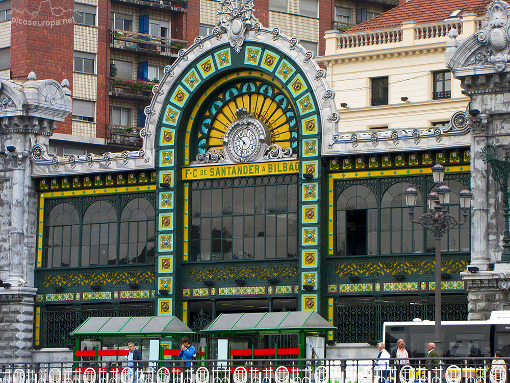 Foto: Estación de la Concordia, Ferrocarril Feve, Bilbao, Bizkaia, Pais Vasco