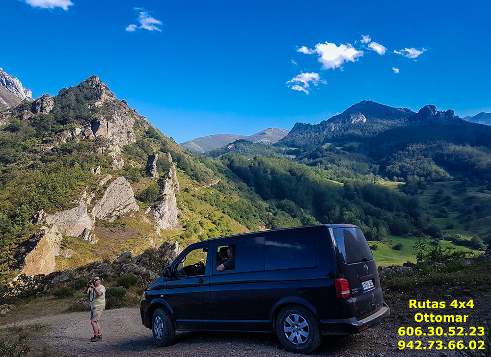 Ruta 4x4 por los Puertos de Pineda. Del Parque Nacional de Picos de Europa al Parque Natural de Fuentes Carriondas en la Montaña Palentina, Cordillera Cantábrica